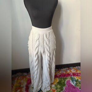 Free People Textured Knit Pants